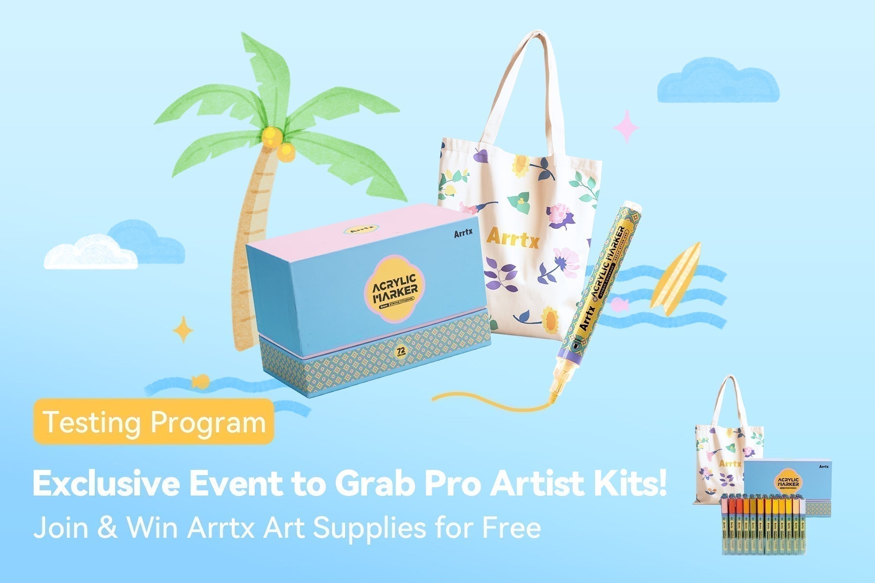 Exclusive Event to Grab Pro Artist Paint Pen Kits