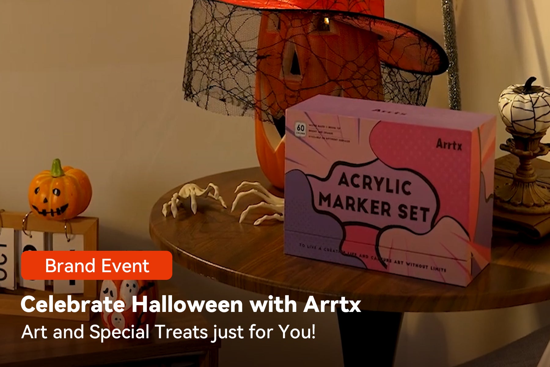 Celebrate Halloween with Arrtx: Art and Special Treats!