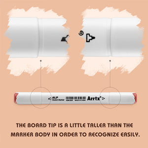 Arrtx ALP 36 Alcohol Markers Skin Tone Colors Paint Markers Dual Tip