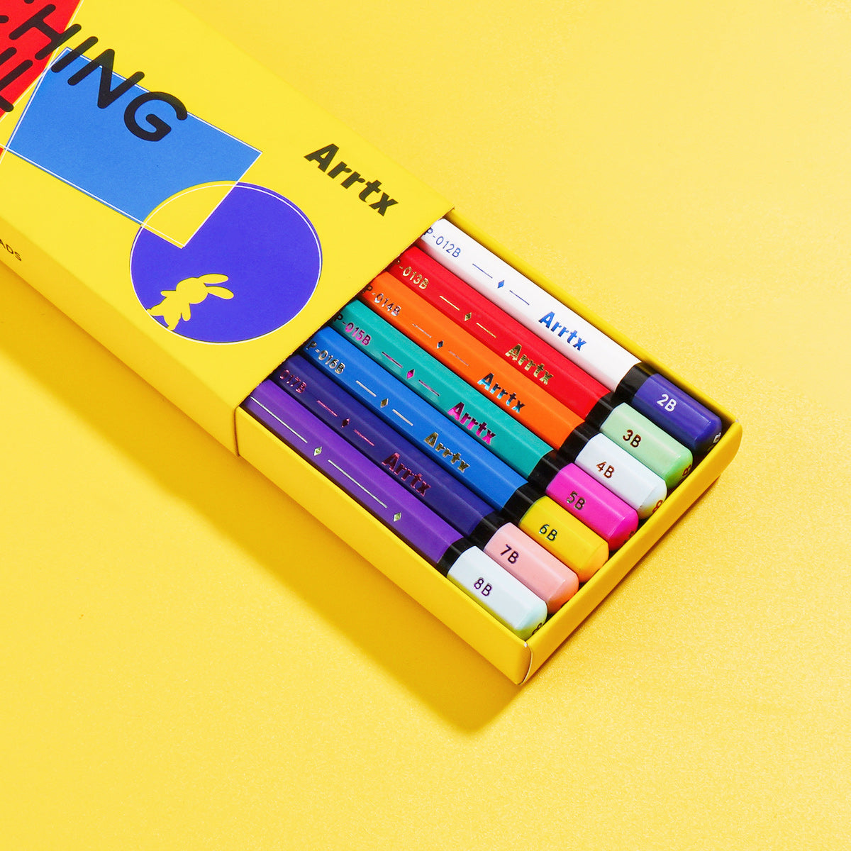 Arrtx Drawing Pencils 14 Pcs (4H - 8B) Artist Sketching Pencils