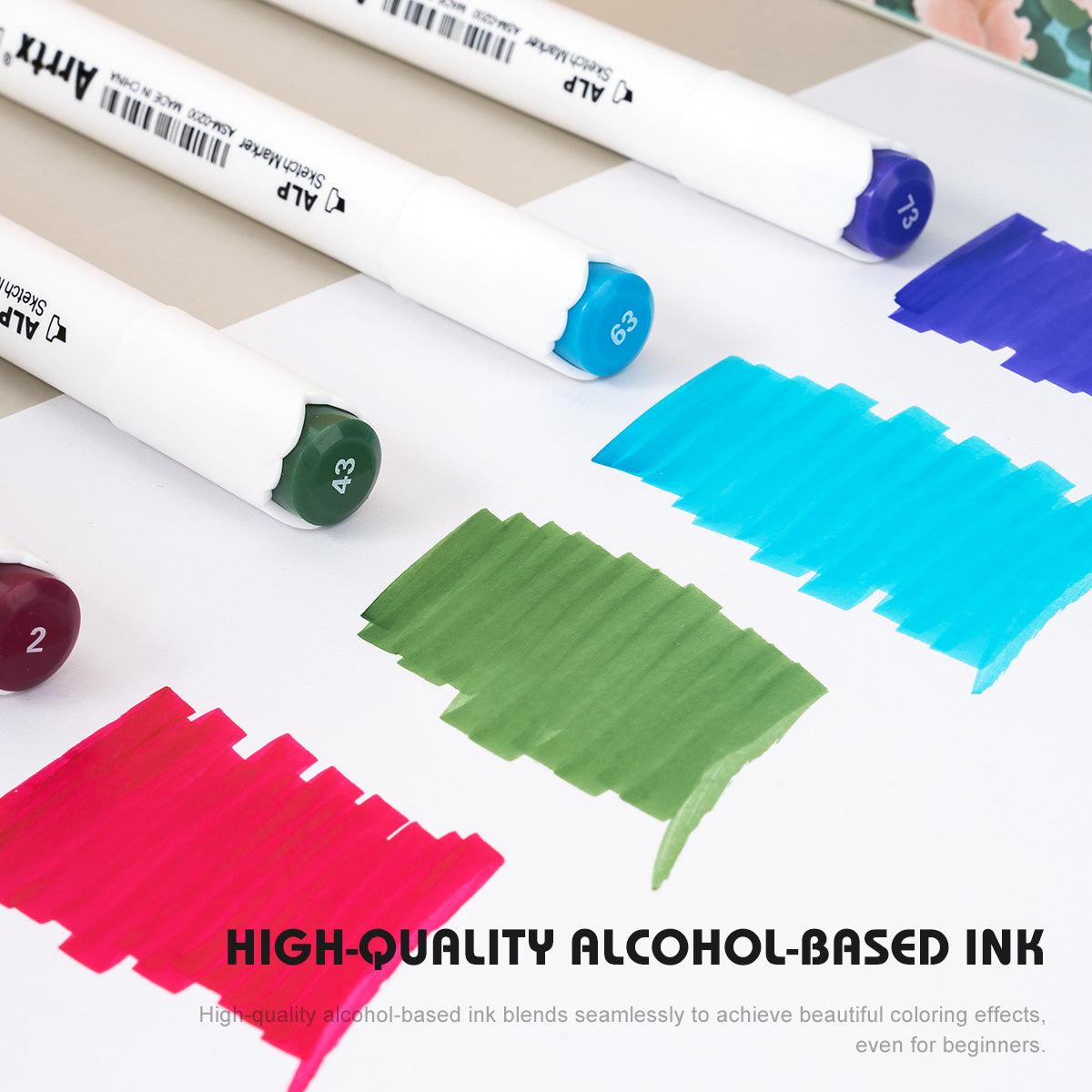 Arrtx ALP 80 Alcohol Markers Paint Marker Dual Tip