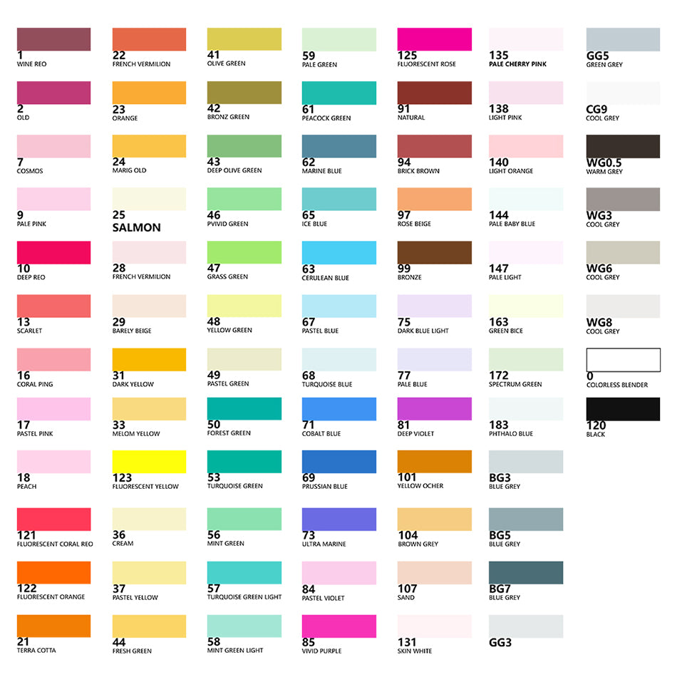 Arrtx ALP 80 Alcohol Markers Paint Marker Dual Tip