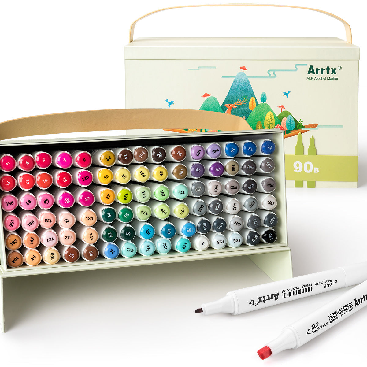 Arrtx ALP 90 Alcohol Markers Paint Markers Dual Tip