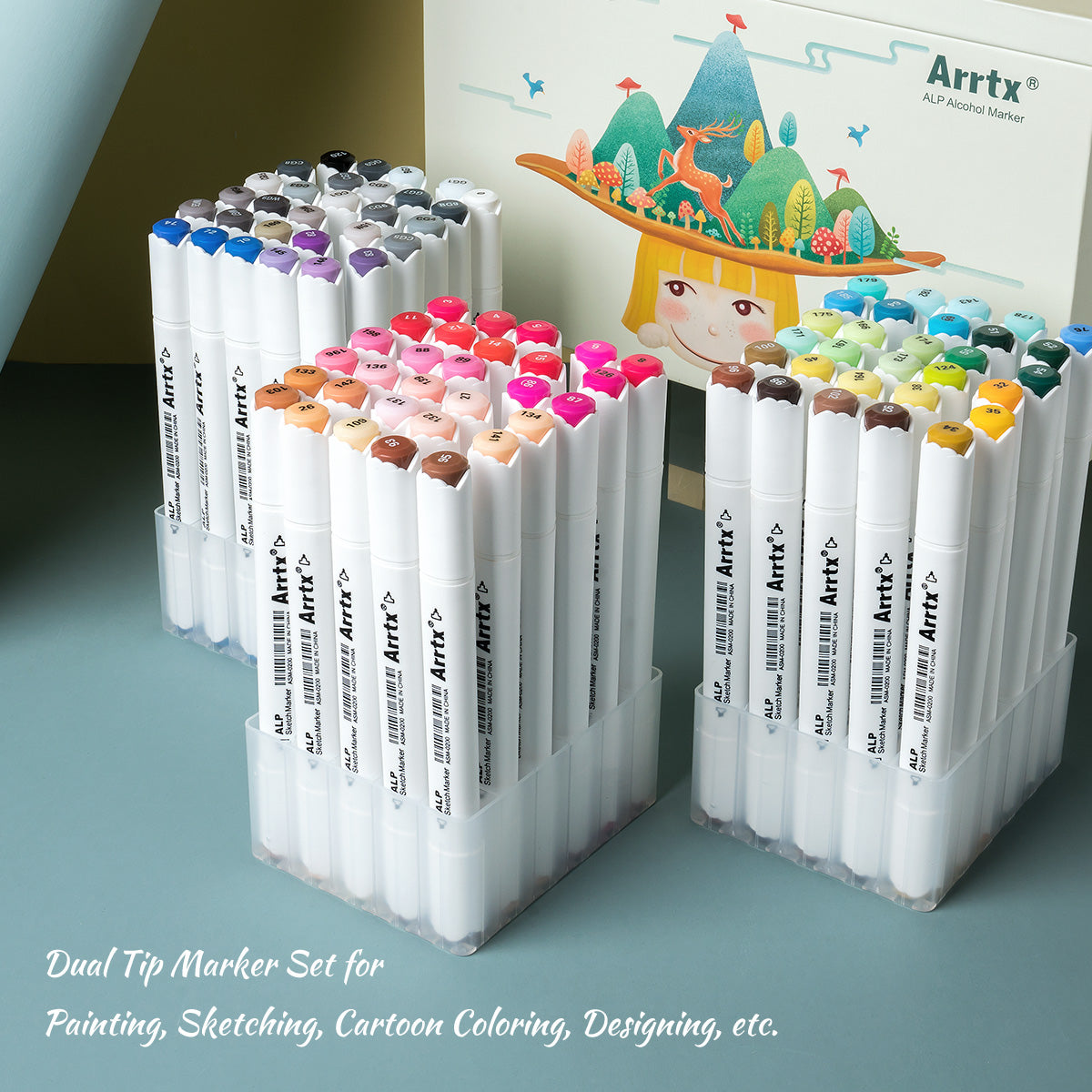 Arrtx ALP 90 Alcohol Markers Paint Markers Dual Tip