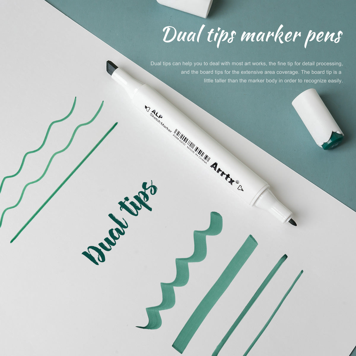 Arrtx ALP 90 Alcohol Markers Paint Markers Dual Tip
