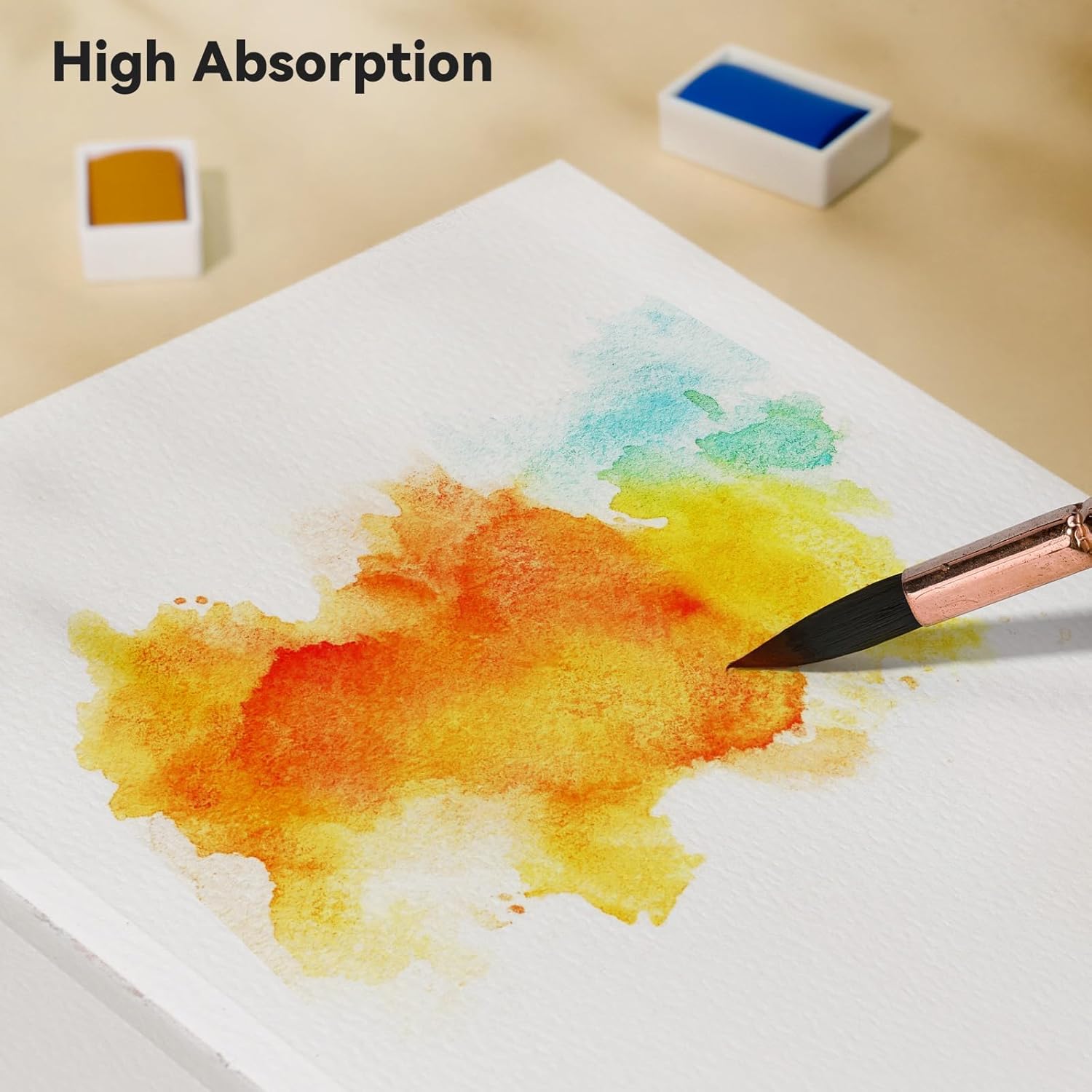 Arrtx Watercolor Sketchbook 8.27x5.98'' 100% Cotton Paper