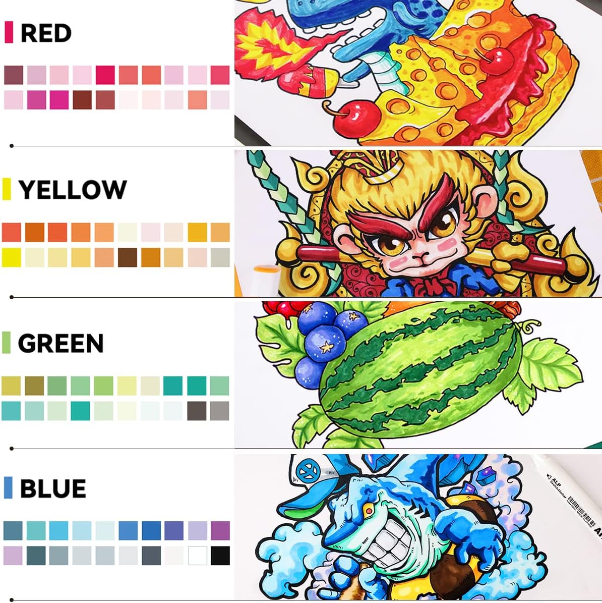 Arrtx ALP 80 Alcohol Markers Paint Marker Dual Tip