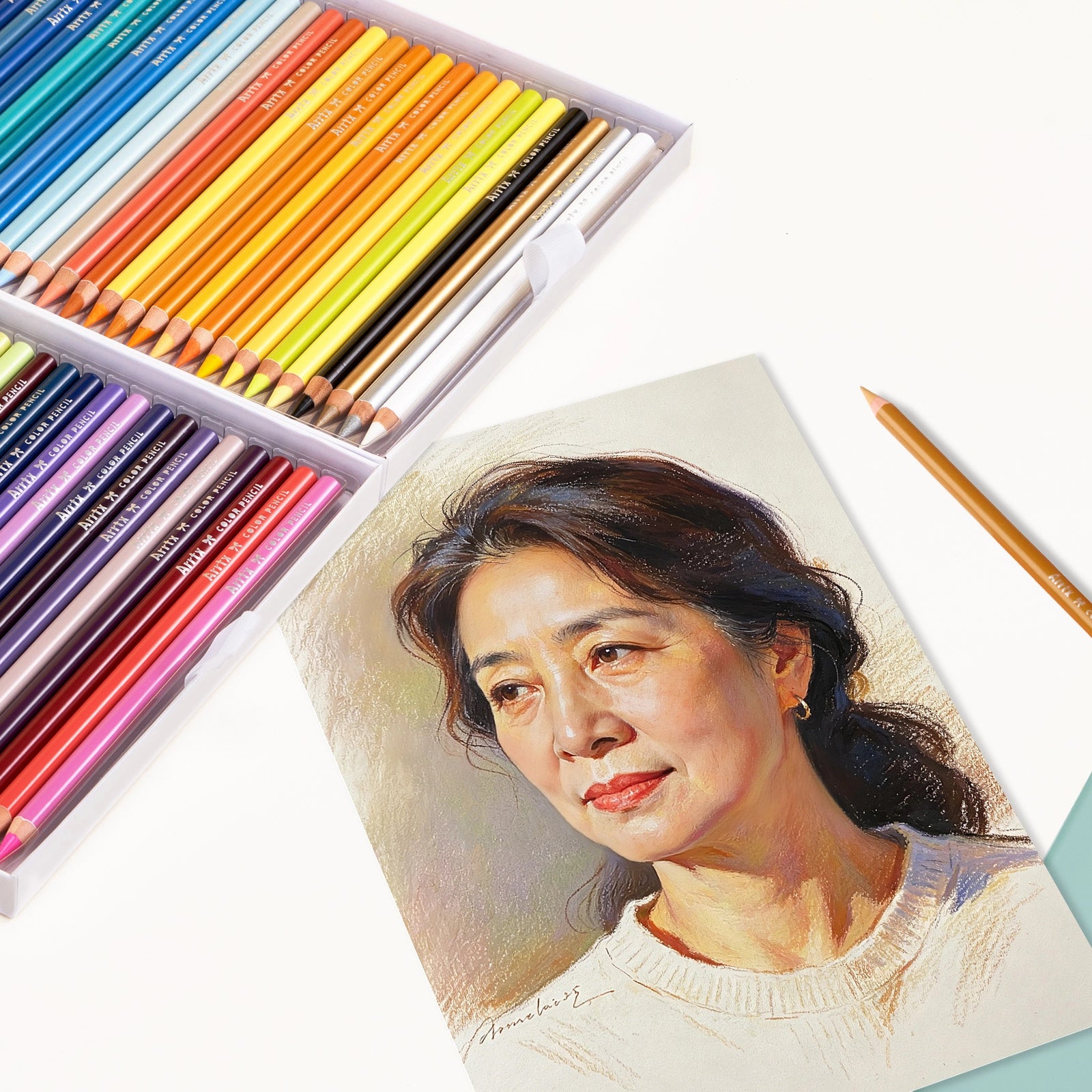 ARRTX Colored Pencils 84-Color Set Artist Grade