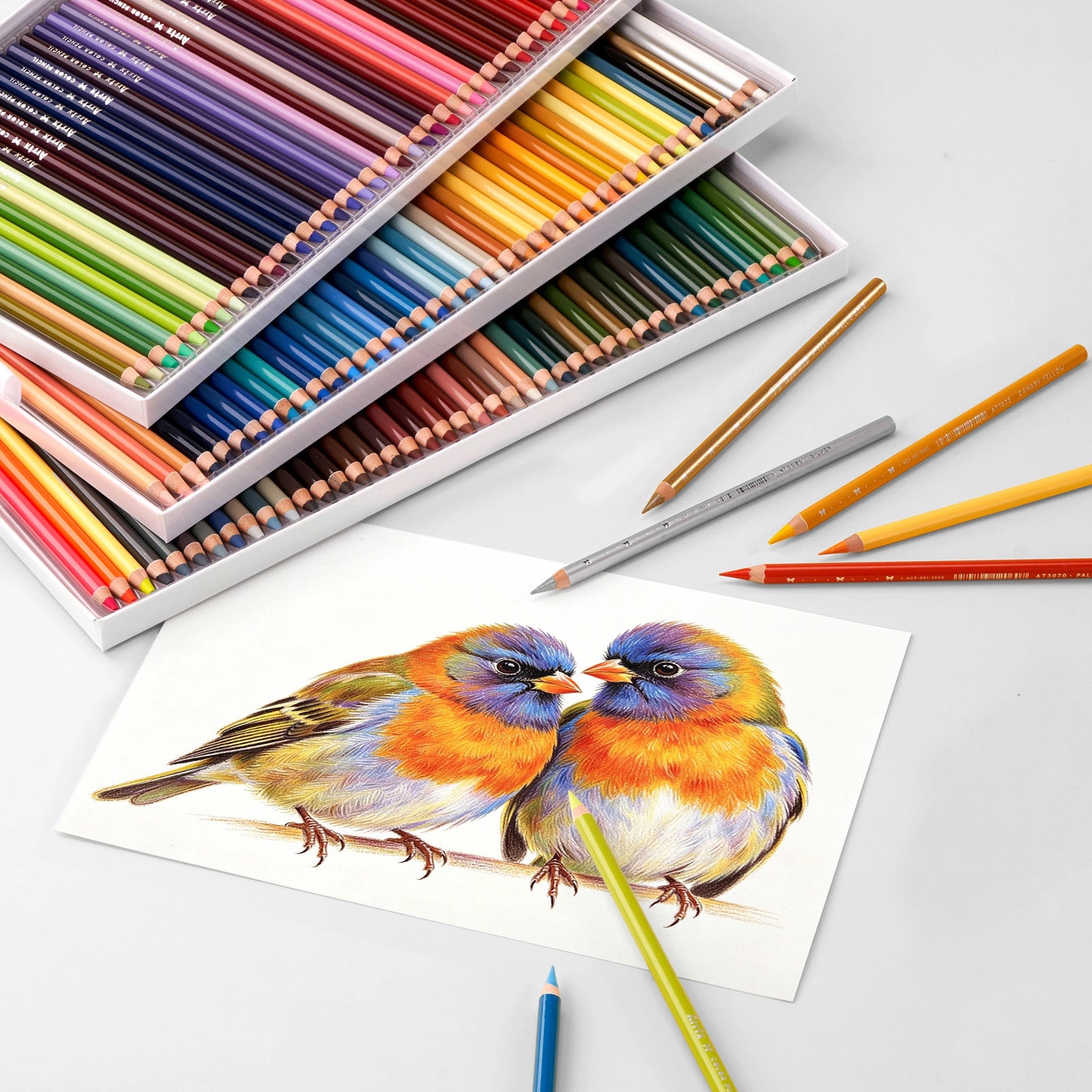 ARRTX 126 Colored Pencils Artist Grade New Edition (2026)