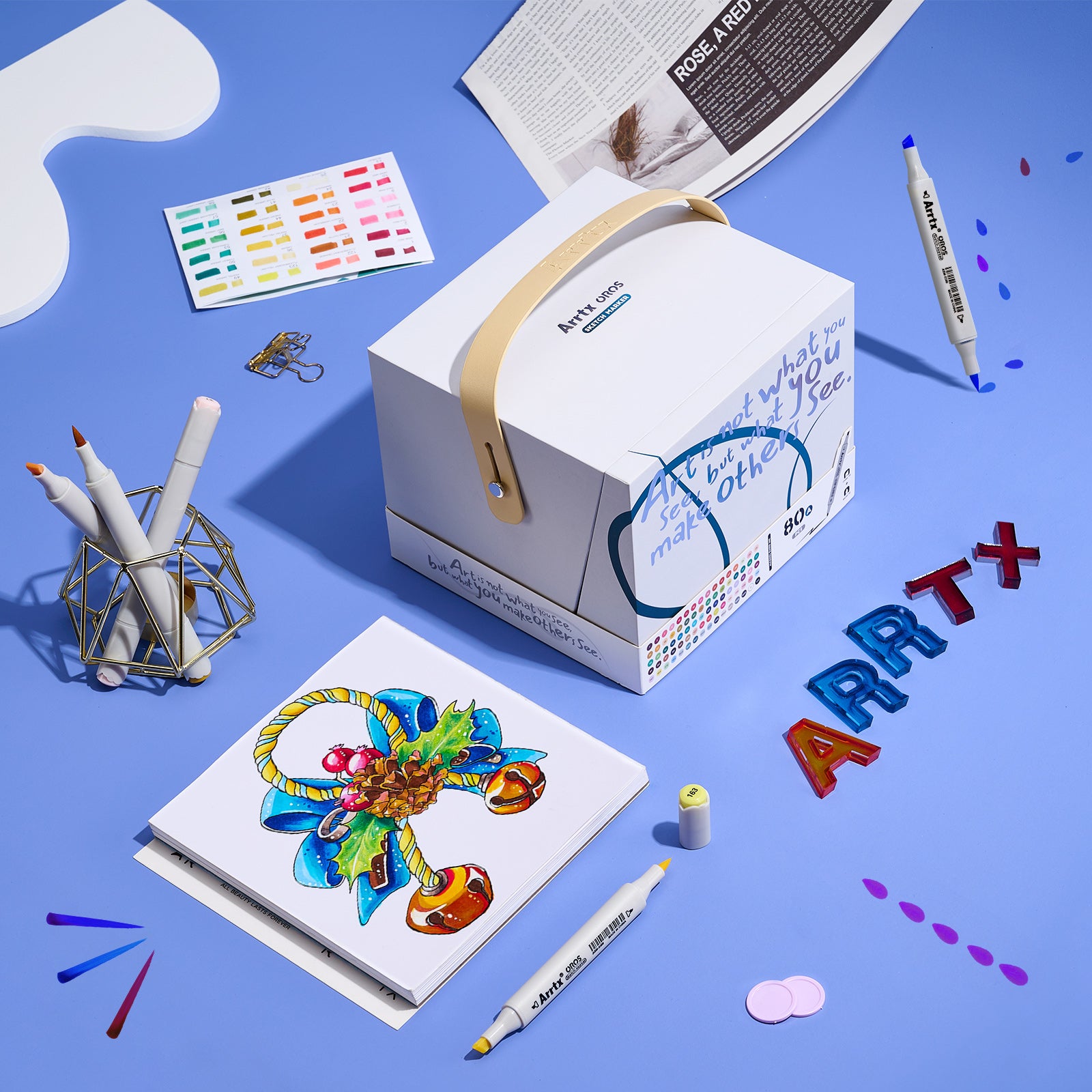 Arrtx OROS 80 Alcohol Markers Colors Paint Markers Dual Tip