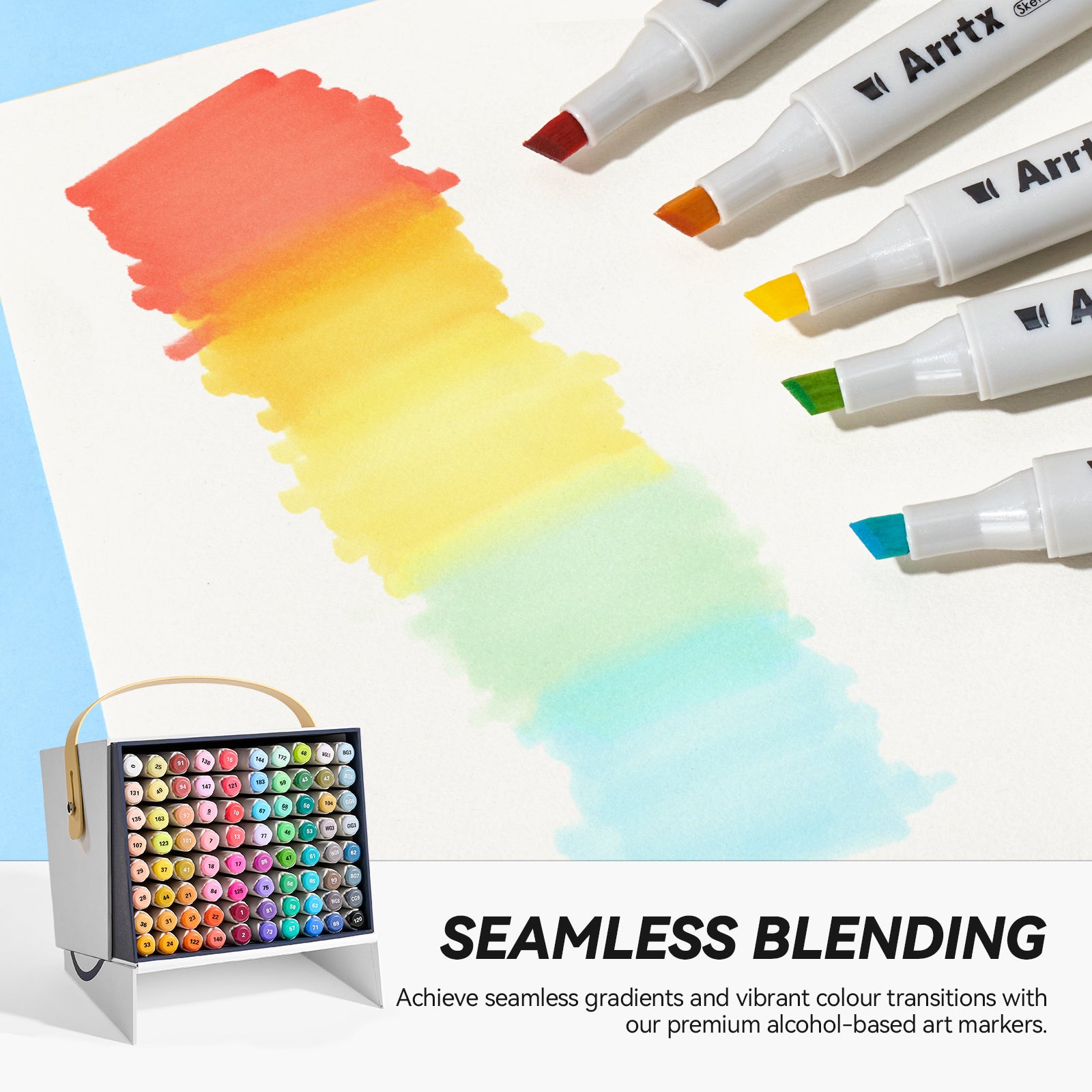 Arrtx OROS 80 Alcohol Markers Paint Markers Dual Tip