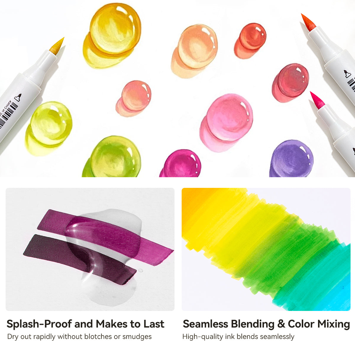 Arrtx OROS 90 Alcohol Markers Colors Paint Markers Dual Tip