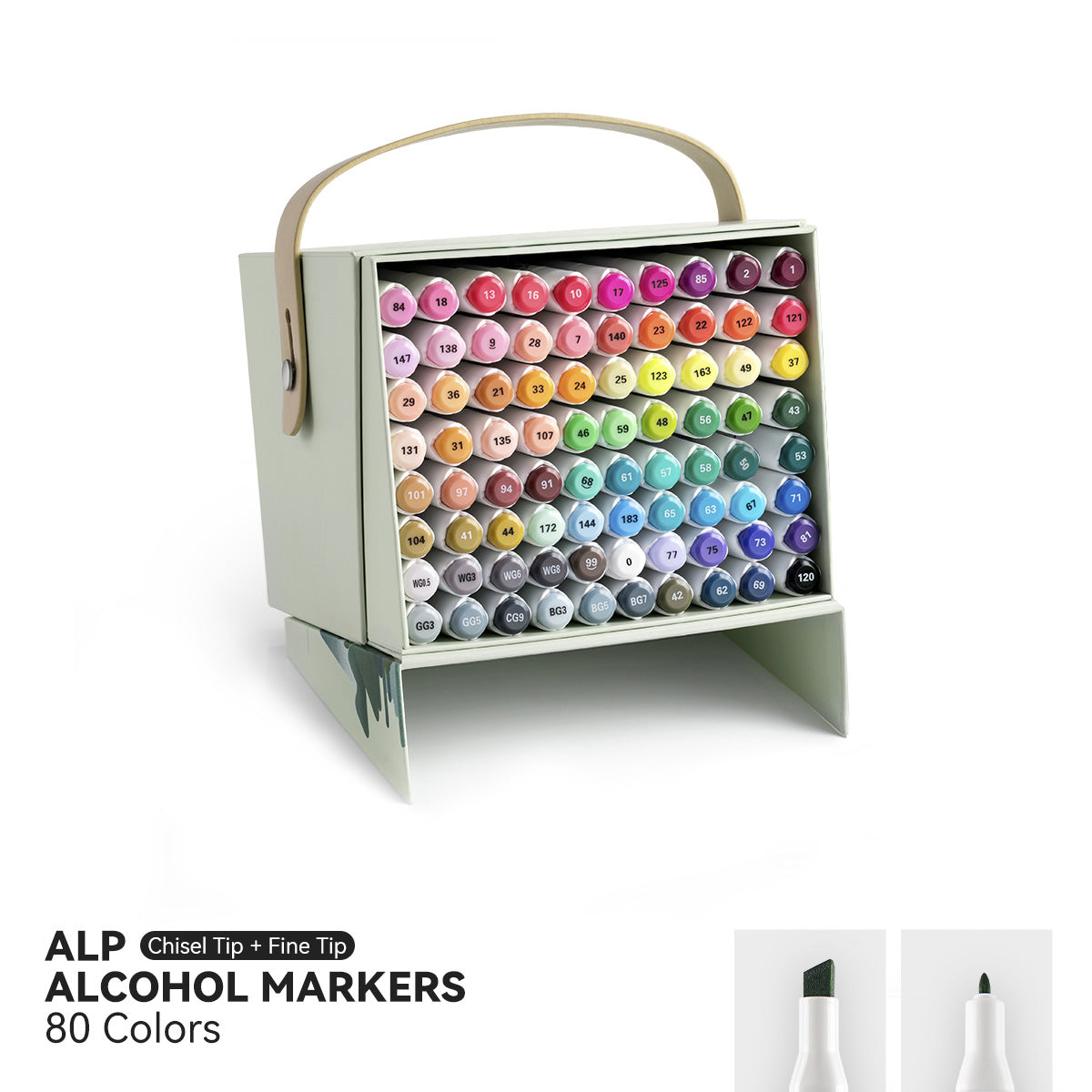 Arrtx ALP 80 Alcohol Markers Paint Marker Dual Tip