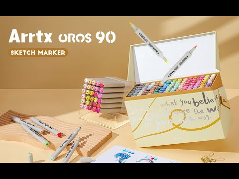 Arrtx OROS 90 Alcohol Markers Colors Paint Markers Dual Tip