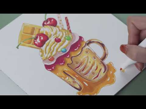 Arrtx ALP 80 Alcohol Markers Paint Marker Dual Tip