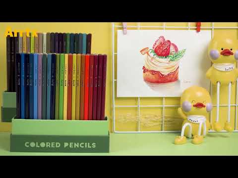 Arrtx 126 Colored Pencils Set Drawing Pencils