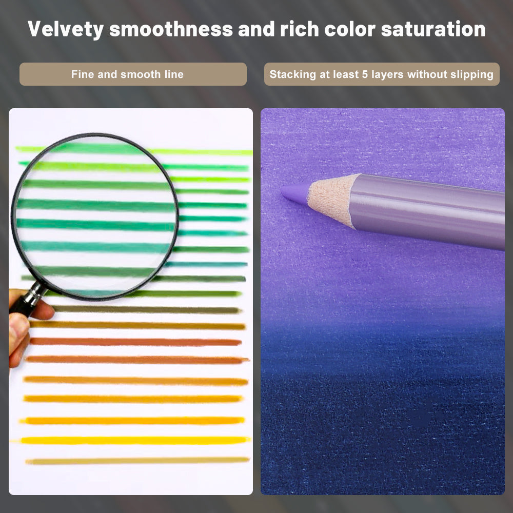 Arrtx 72 Colored Pencils Artist Grade Drawing Pencils