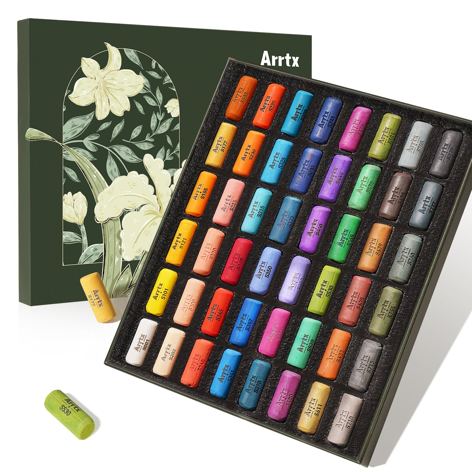 Arrtx 48 Colors Soft Pastels Set Pastels Drawing